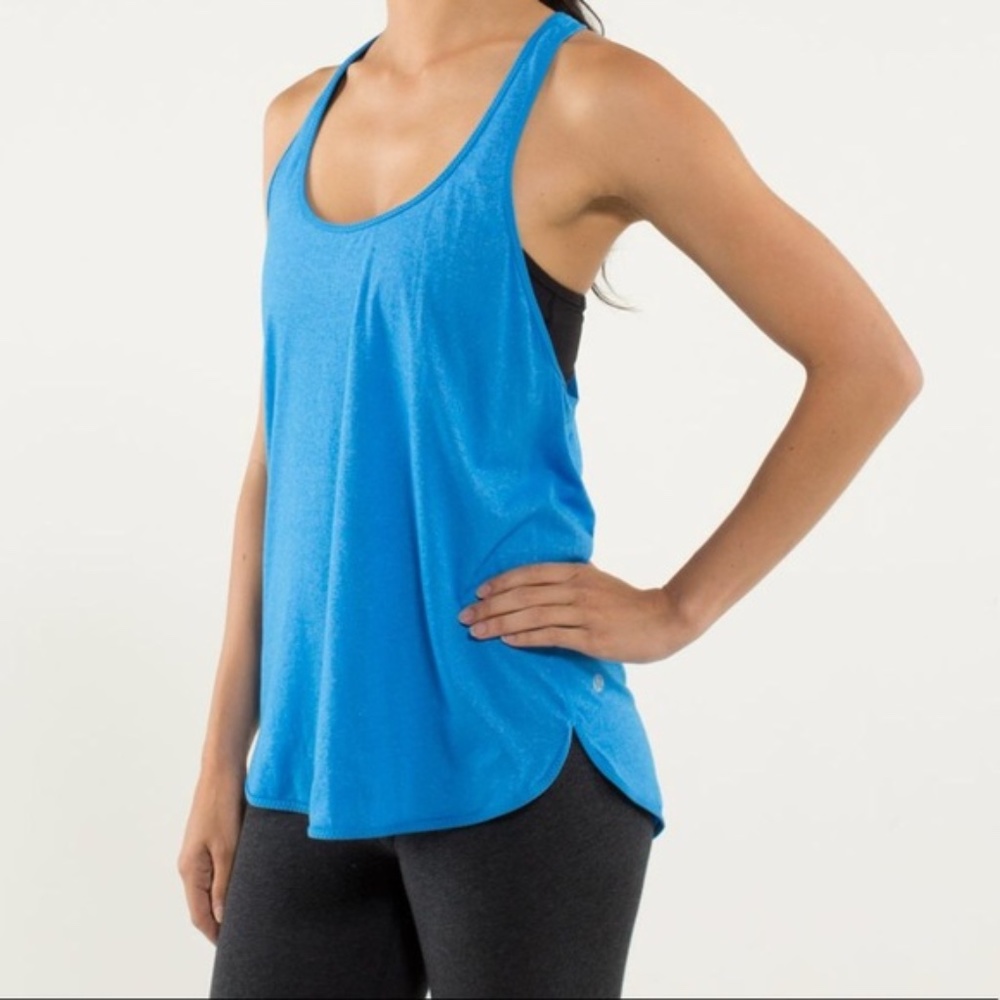 lululemon athletica Blue Tank Top